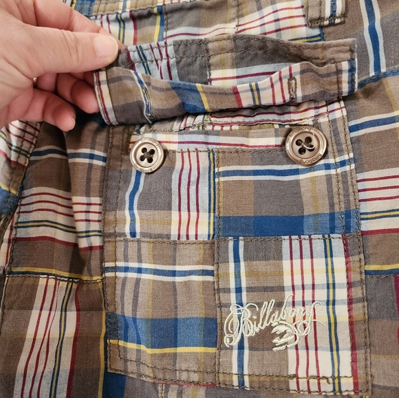 Vitage Billabong Plaid Shorts Men's Size 32 - Picture 9 of 9